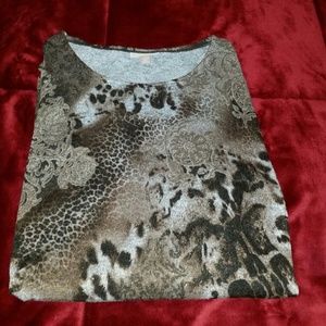 Size 2X Brown roz & ALI top